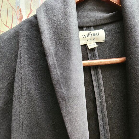 Aritzia Wilfred black Chevalier blazer jacket / 2 - Picture 5 of 6